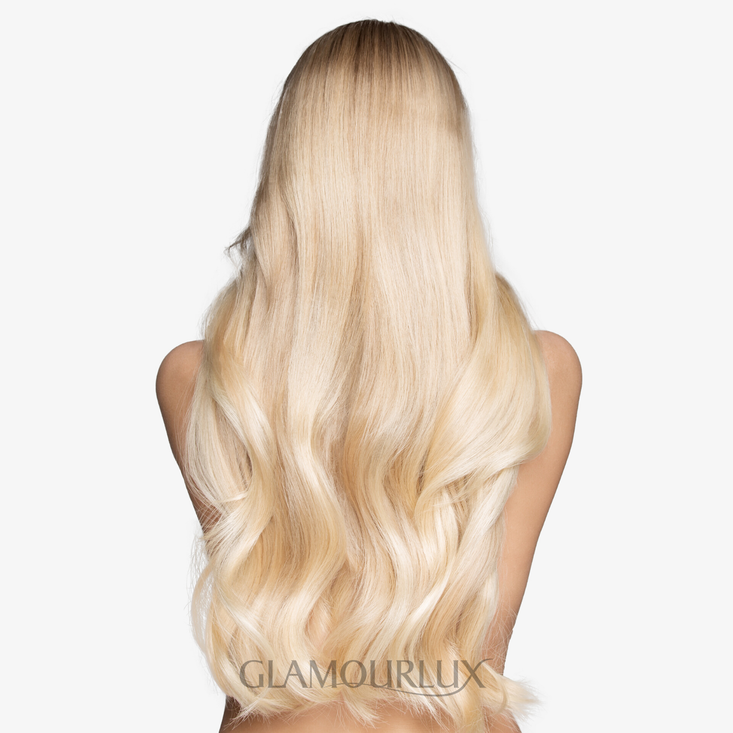 Bleach Blonde Clip-in Hair Extensions