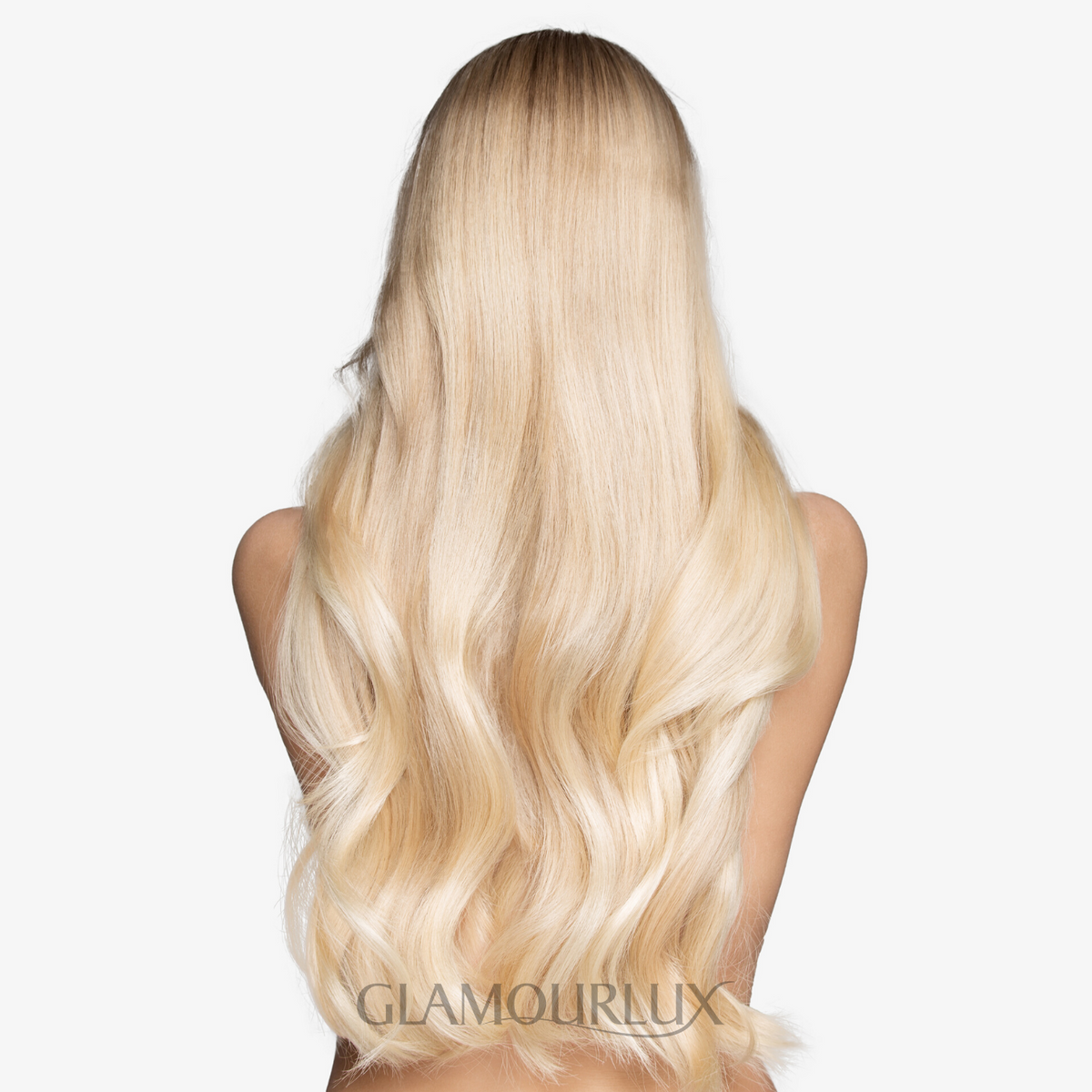 Bleach Blonde Clip-in Hair Extensions