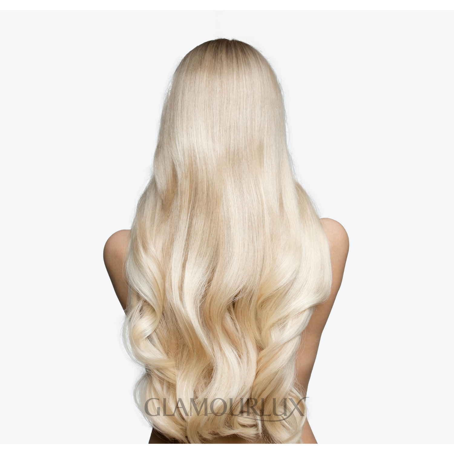 Platinum Blonde Clip-in Hair Extensions