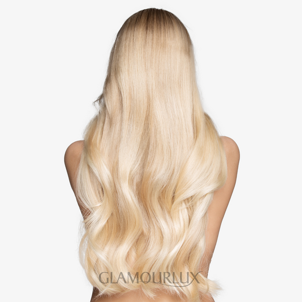 Bleach Blonde Clip-in Hair Extensions